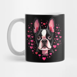 Boston Terrier Valentine Day Mug